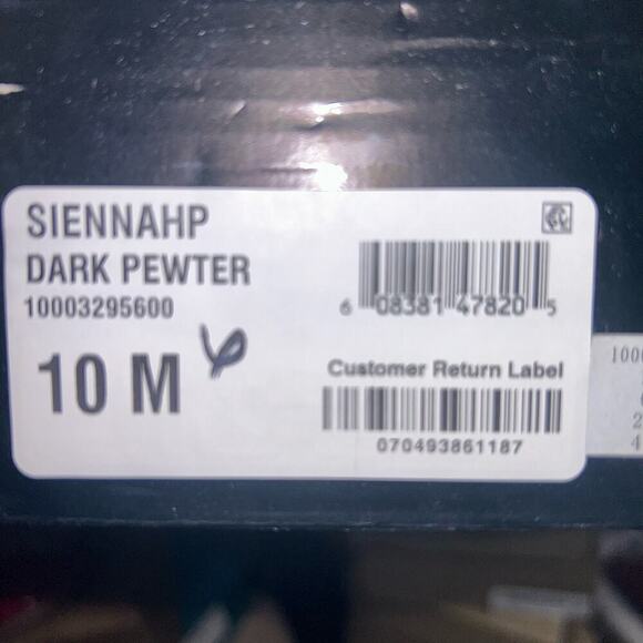 Alfani‎ Step N Flex Heels Womens 10M Dark Pewter Gold Straps Siennahp Pumps NEW - Picture 14 of 15